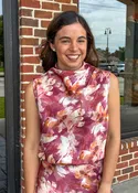 Autumn Muse Mock Neck Top