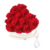 Chelsea Eternal Rose Gift Box White in Scarlet