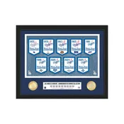 Dodgers World Series Champions Banner Bronze Coin Photo Mint