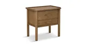 Two Drawer Nightstand Cocoa | Bassett Furniture