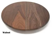 12 Inch Walnut Lazy Susan – Handmade Wooden Rotating Serving Tray