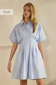 Azure Stripes (Plus Size)