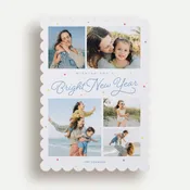 Dainty Stars New Year's Card