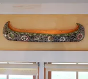 Secret House Canoe Large . Ceramic Wall sculpture
