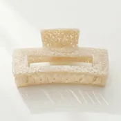 Luna Large Vintage Stone | Classic Large Rectangle Claw Clip