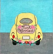 AP2814 JUST MARRIED CAR by Alice Peterson