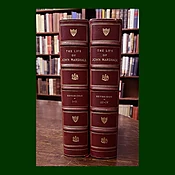 Albert Beveridge, Life of John Marshall, 4 vol set, handsomely rebound into 2 vols.