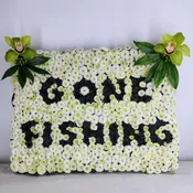 Sympathy: Gone Fishing Sign