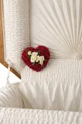 A Devoted Heart Casket Insert