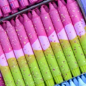 100% Pure Beeswax Tapers