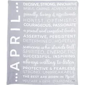 April 50" x 60" Royal Plush Blanket
