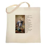 Immaculate Conception Hail Mary Prayer Canvas Tote Bag