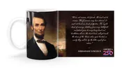 Abraham Lincoln Quote “We are not enemies, but friends.” Mug