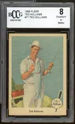 1959 Fleer #77 Ted Williams Card BGS BCCG 8 Excellent+