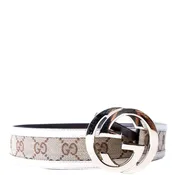 114876 Interlocking Web Belt Size 75/30 Ivory