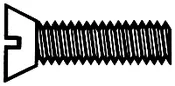 00-90 Brass Flat Head Machine Screws -- 1/2 x .047"  1.27 x .12cm pkg(10)