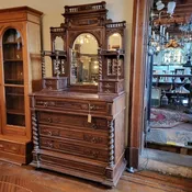 Antique French Barley Twist Dresser — Architectural Salvage