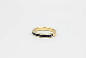 Channel Set Sapphire Band