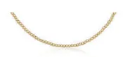 15" Choker Beaded - Classic Gold 2.5mm