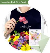 Thoughtful Wishes - Florist Choice with Greeting Card