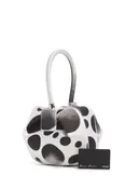 Adam Pendleton x Gabriela Hearst Nina Bag in Black & White Satin № 24