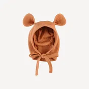 bear hat | butterum | organic cotton multi rib