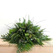 Botanical Farewell Casket Spray