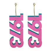 1973 Pink Earrings