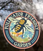 Pollinator Friendly Garden Sign