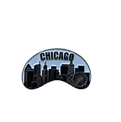 Chicago bean black &amp;amp; white metal magnet