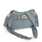 Fringe Buckle Bag - Jean