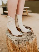 Brayden Western Boot | Bone
