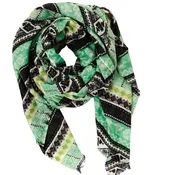 Ruins in Cashmere & Silk Lightweight Scarf