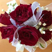 Rosy Wristlet Corsage