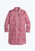 Elsa Night Shirt in Liberty Wiltshire Berries Red
