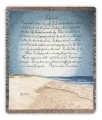 FOOTPRINTS THROW