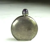Vintage Mexico Sterling Silver & Amethyst Perfume Bottle ETC10599