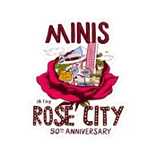 Rose City Sticker — "Minis in the Rose City" 50th Anniversary Kiss-Cut Sticker — PNW Miniature Shows