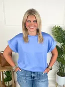 Cozy Rozy Top - Blue