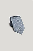 Carney Faded Blue Geo Print Tie