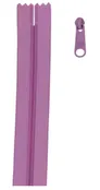 1 YD 16MM ZIPPER CHAIN W/4 EXTRA LRG PULLS ORCHID