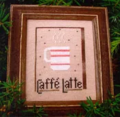 Caffe Latte - Angel Stitchin - Cross Stitch Pattern