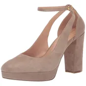 Wholesale Cole Haan Women's Remi Platform Ankle Strap 100 mm Irish Coffee Suede 8.5 Medium