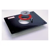 Model 3509 Deluxe Base Plate with Removable Insert Rings, Shoulder Pin and Corner Snuggers