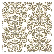 Dining Collection Lunch Napkins - Gold Damask - 20 ct.