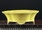 Glazed Japanese Bonsai Pot by Shibakatsu