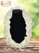 Double  White Orchid Graduation Lei