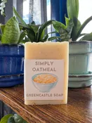 Greencastle Original Simply Oatmeal Vegan Soap | Gluten-Free Unscented