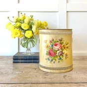 A 1920s French Tole Waste Paper Bin
