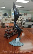Bronze Dolphin sculpture